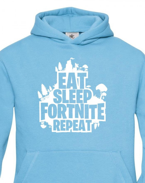 Detská mikina Eat Sleep Fortnite Repeat