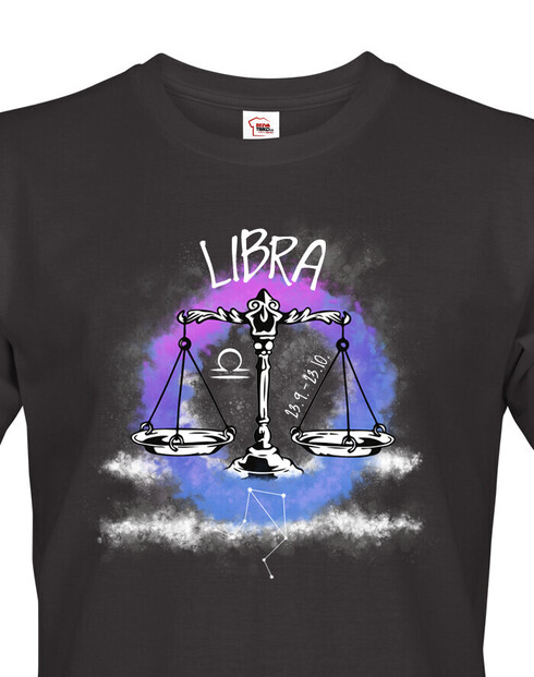 Pánské tričko so znamením zverokruhu Váhy