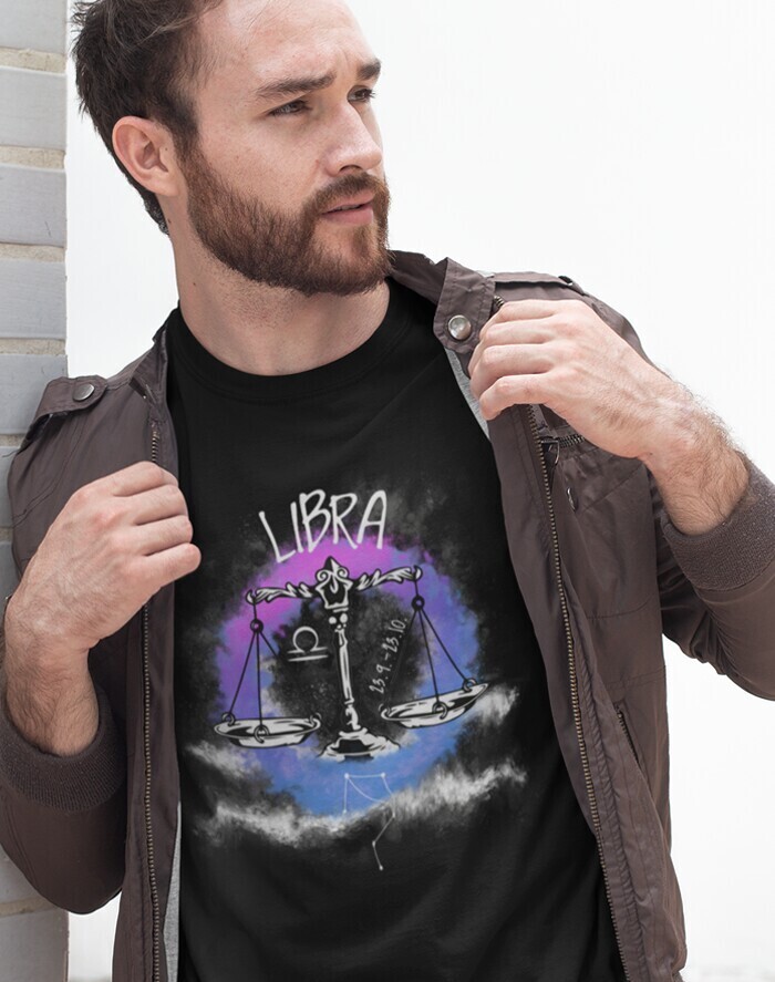 Pánské tričko so znamením zverokruhu Váhy