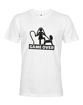 Pánske tričko na rozlúčku Game Over 3