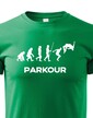 Detské tričko - Parkour evolúcia