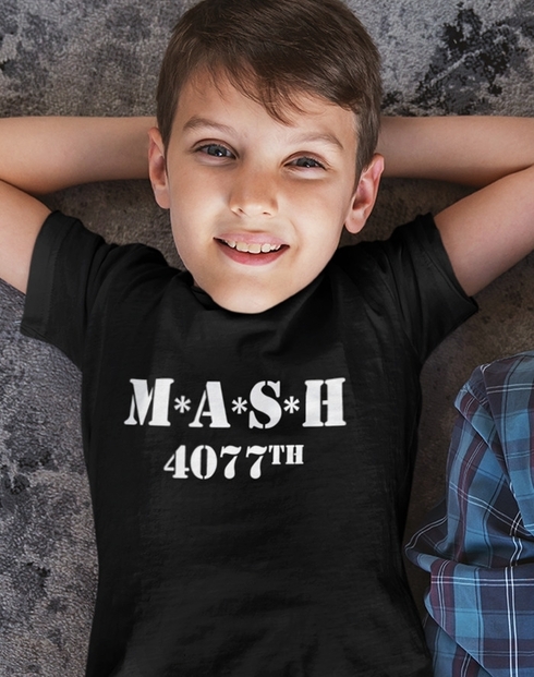 Detské tričko s potlačou MASH 4077 2