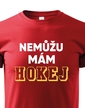Detské tričko Nemôžem mám hokej 2