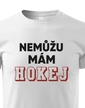 Detské tričko Nemôžem mám hokej 2
