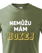 Detské tričko Nemôžem mám hokej 2