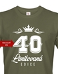 Pánske tričko k 40. narodeninám Limitovaná edícia