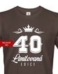 Pánske tričko k 40. narodeninám Limitovaná edícia