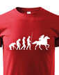 Detské tričko Evolúcia jazdkyne