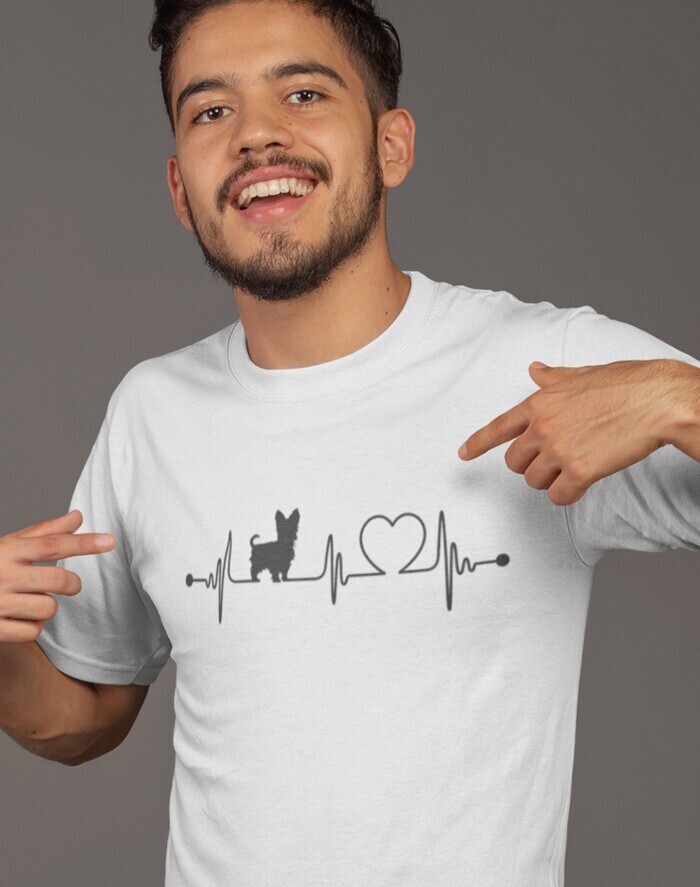 Pánské tričkoYorkshirský teriér tep