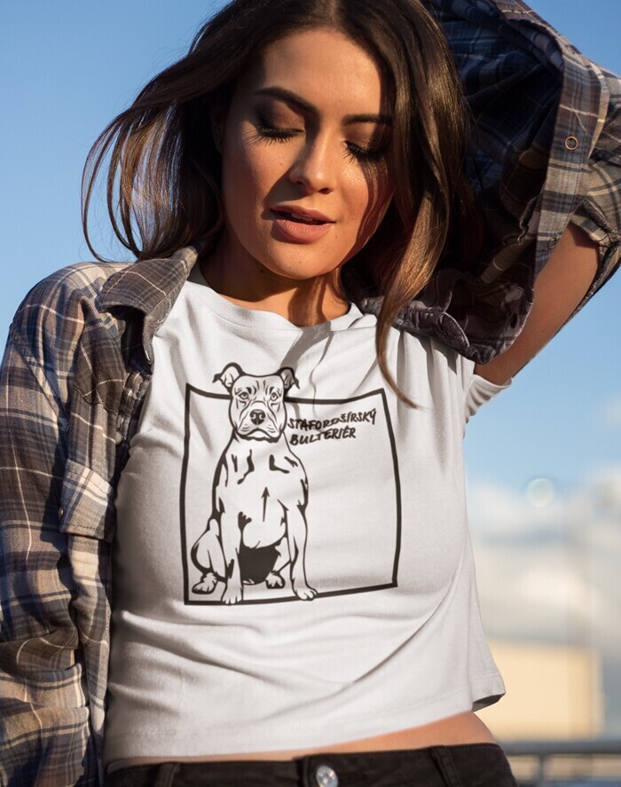 Dámské tričko Stafordsirský bulteriér