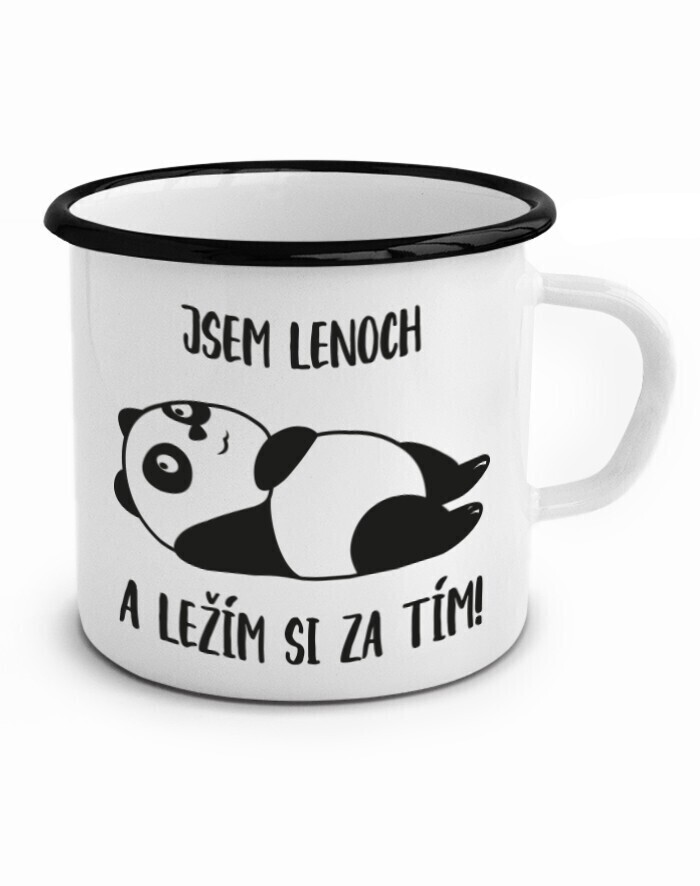 Plecháčik Som leňoch a ležím si za tým!