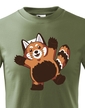 Detské tričko Červená panda