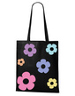 Plátěná taška s kvetinami