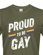 Pánské tričko Proud to be gay
