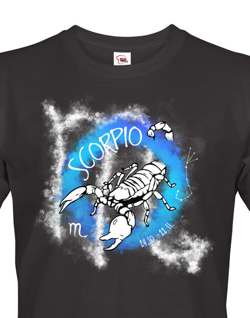 Pánské tričko so znamením zverokruhu Škorpión