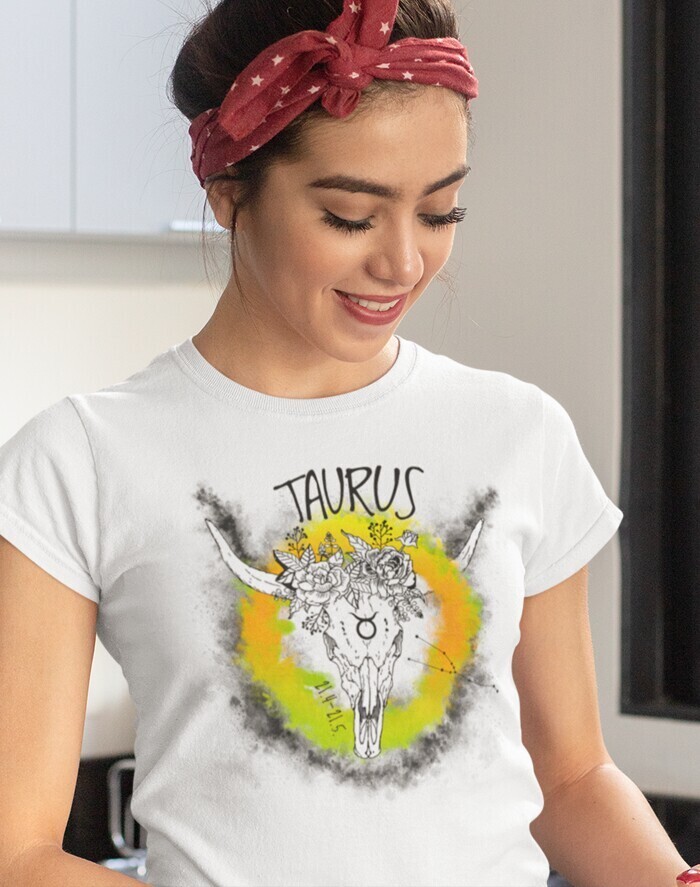 Dámské tričko so znamením zverokruhu Býk