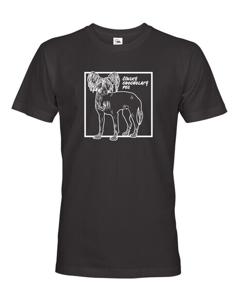 Pánské tričko Čínsky chocholatý pes 2