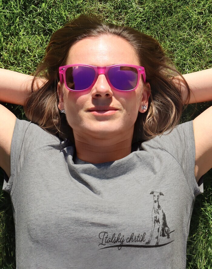 Dámské tričko Italský chrtík