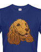 Pánské tričko Kreslený kokeršpaniel