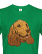 Pánské tričko Kreslený kokeršpaniel