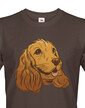 Pánské tričko Kreslený kokeršpaniel