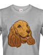 Pánské tričko Kreslený kokeršpaniel
