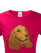 Dámské tričko Kreslený kokeršpaniel