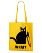 Plátená taška s mačkou What