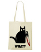 Plátená taška s mačkou What