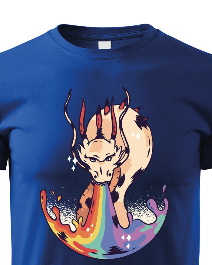 Detské tričko Dúha a drak