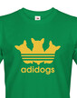 Pánske tričko s vtipnou potlačou Adidogs