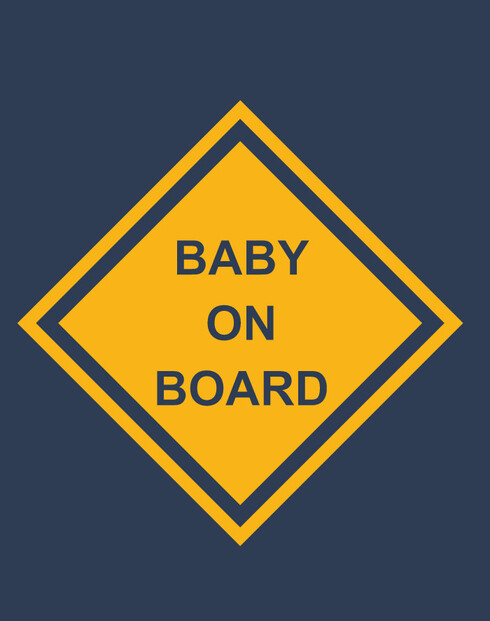 Tehotenské tričko Baby on board