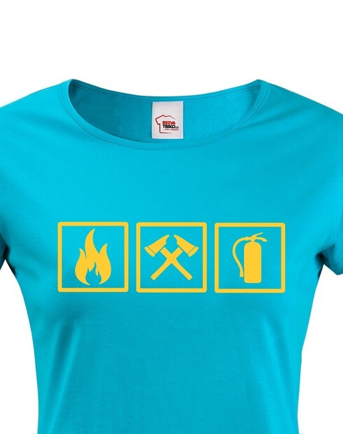 Dámsko tričko - Požiarník