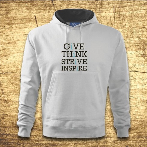Give, think, strive, inspire