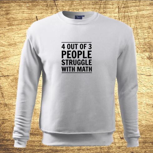 4 out of 3 people struggle with math