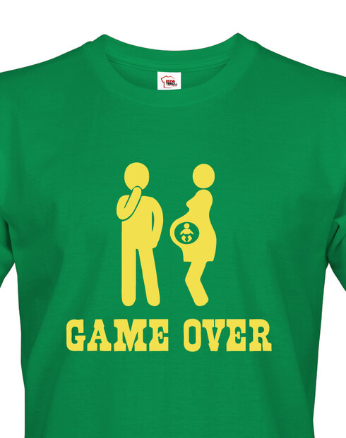 Vtipné tričko pro tatínky Game over 2