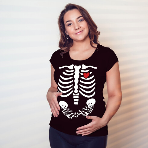 Tričko pre tehotné mamičky Kostřička dvojičky