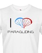Pánské tričko I love paragliding