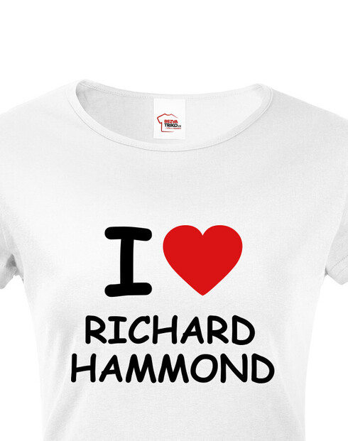 Dámské tričko I love Richard Hammond