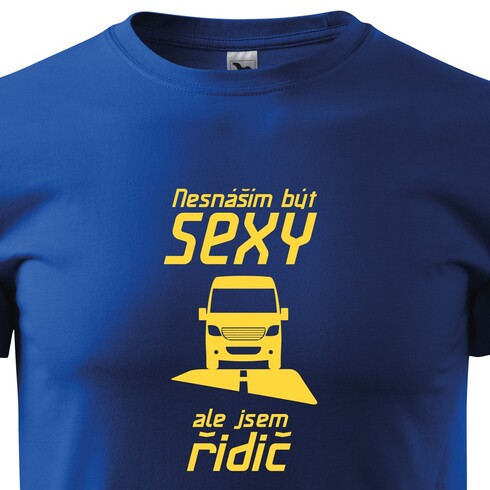 Pánské tričko Sexy řidič dodávky