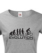 Dámské cyklo triko Evoluce cyklistiky