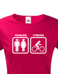 Dámské tričko pro cyklisty Problém vyřešen