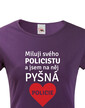 Dámské tričko Miluji svého policistu