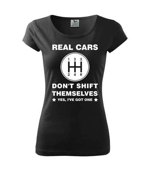Dámské tričko Real cars