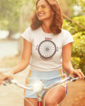 Dámské tričko pre cyklistovi Život v jednom kolese