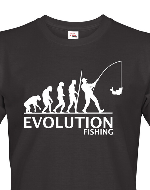 Tričko pre rybárov Rybárska evolúcie