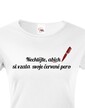 Tričko pro učitelky Červené pero