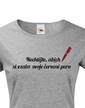 Tričko pro učitelky Červené pero