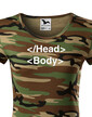 Dámske tričko pre IT head body