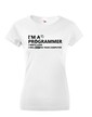 Dámske tričko - Som programátor